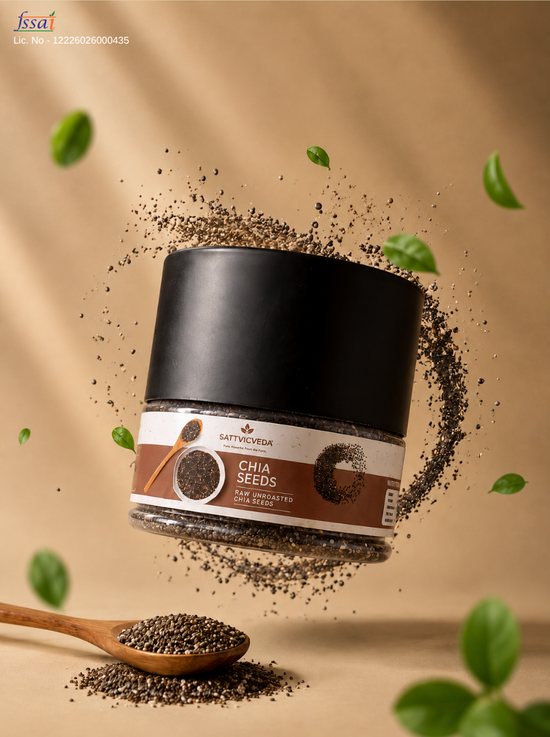 Raw Unroasted Chia Seeds | Pure Everyday Vitality