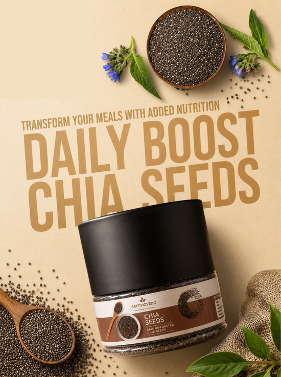 Raw Unroasted Chia Seeds | Pure Everyday Vitality