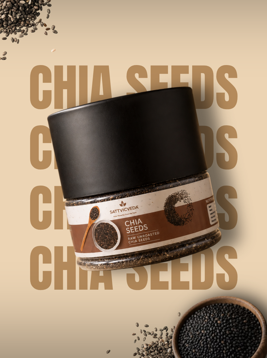 Raw Unroasted Chia Seeds | Pure Everyday Vitality