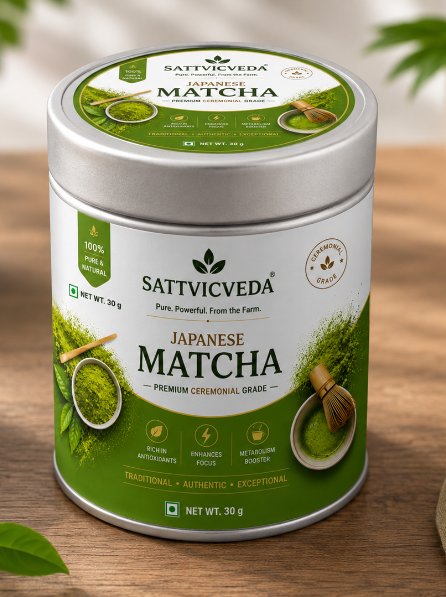Ceremonial Matcha — 100% Pure Japanese Green Tea Powder