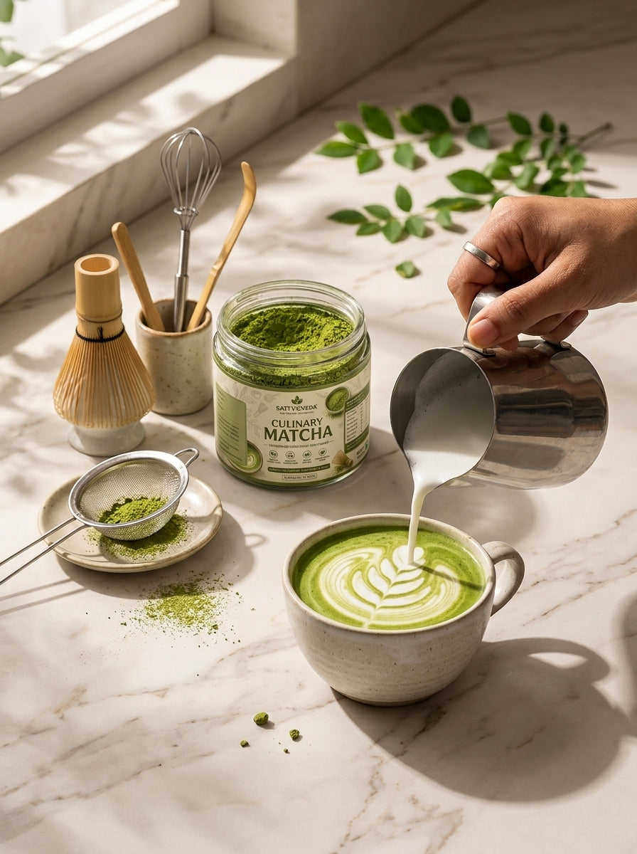 Premium Culinary Matcha — 100% Pure Japanese Green Tea Powder