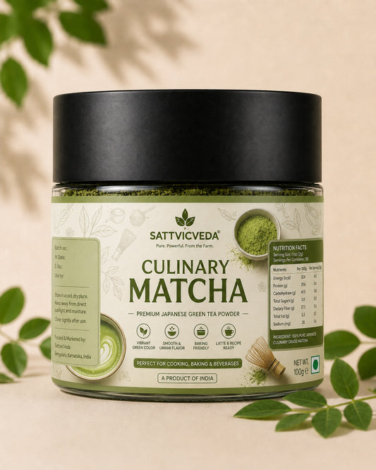 Premium Culinary Matcha — 100% Pure Japanese Green Tea Powder