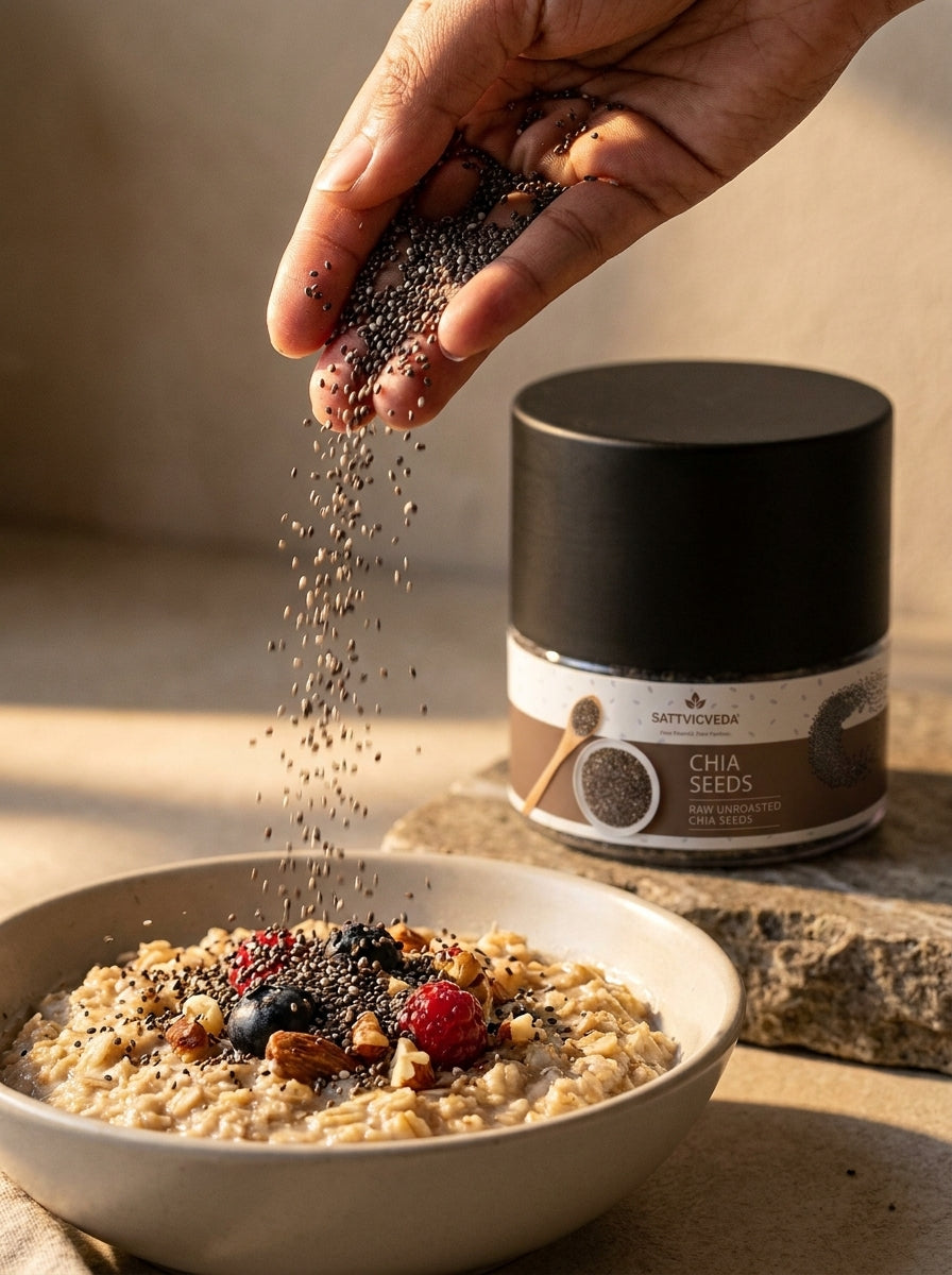 Raw Unroasted Chia Seeds — Pure Everyday Vitality