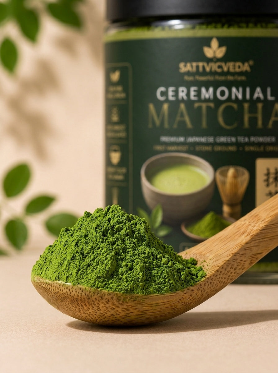 Ceremonial Matcha — 100% Pure Japanese Green Tea Powder