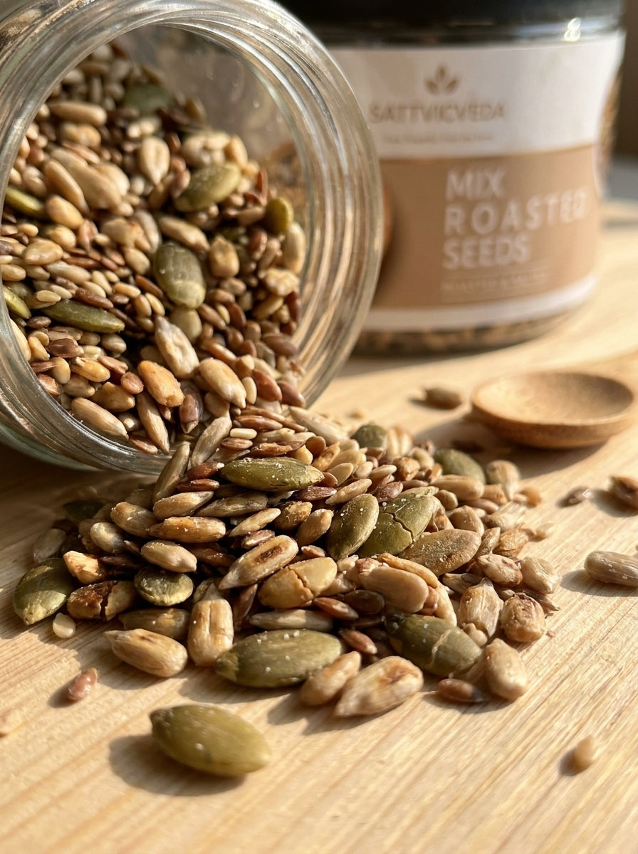 Roasted & Salted Super Seed Mix — Daily Crunchy Vitality