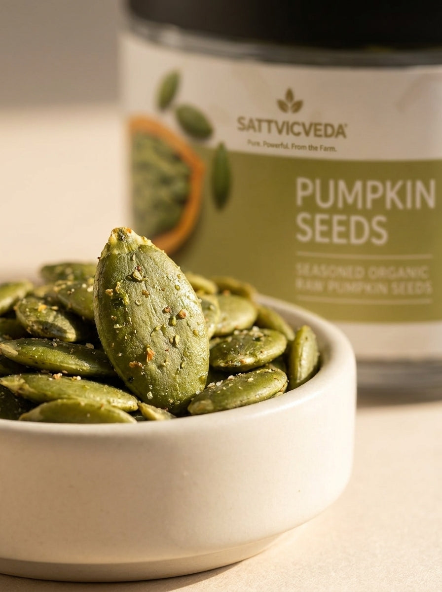Seasoned Organic Raw Pumpkin Seeds — Nutrient-Rich Crunch