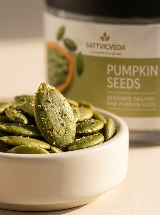 Seasoned Organic Raw Pumpkin Seeds — Nutrient-Rich Crunch