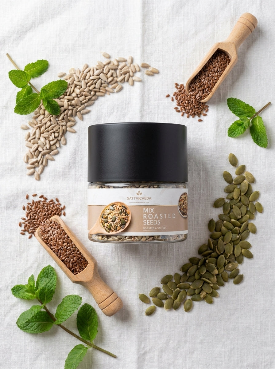 Roasted & Salted Super Seed Mix — Daily Crunchy Vitality