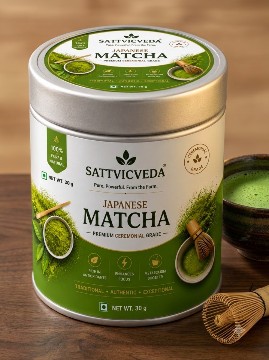 Ceremonial Matcha — 100% Pure Japanese Green Tea Powder