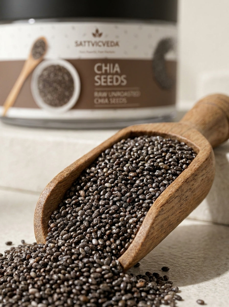 Raw Unroasted Chia Seeds — Pure Everyday Vitality
