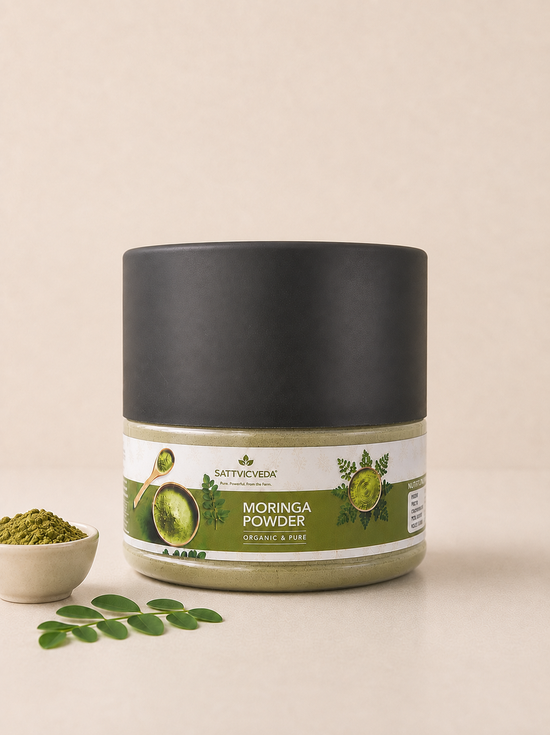 Organic Moringa Leaf Powder — 100% Pure Green Vitality