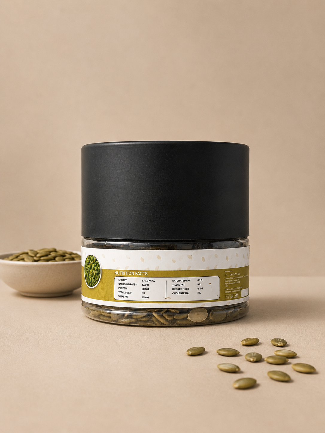 Seasoned Organic Raw Pumpkin Seeds — Nutrient-Rich Crunch