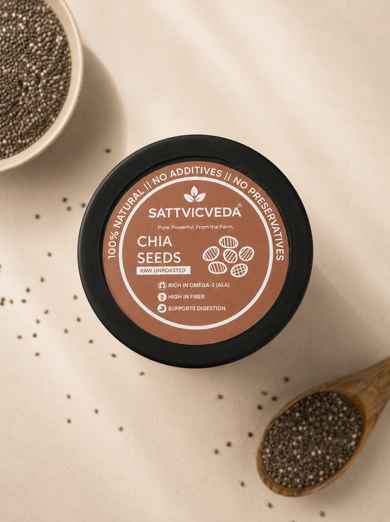 Raw Unroasted Chia Seeds | Pure Everyday Vitality