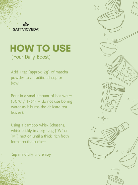 Ceremonial Matcha — 100% Pure Japanese Green Tea Powder