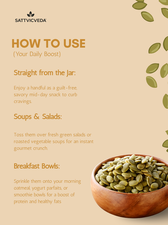 Seasoned Organic Raw Pumpkin Seeds — Nutrient-Rich Crunch